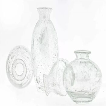 Nadiel Clear Bubbles Budvase Set, 2 of 3
