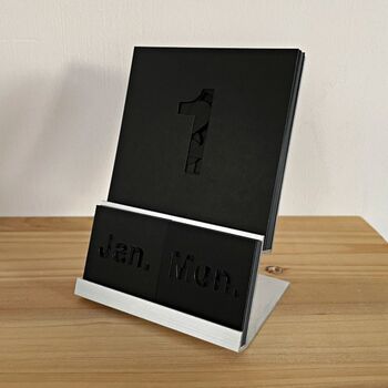 25% Off. Perpetual Paper Calendar With Stand, 5 of 10