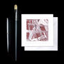 Four Hand Painted Greeting Cards 'Abstract Twenty', thumbnail 1 of 6