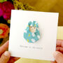 Personalised Origami New Baby Card, thumbnail 1 of 4