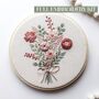 Floral Bouquet Hand Embroidery Kit, thumbnail 1 of 3