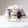 Bride And Groom Wedding Mice Felt Ornaments, thumbnail 2 of 3
