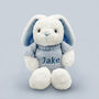 Personalised Baby Boy Bunny And Bathrobe Hamper, thumbnail 6 of 9