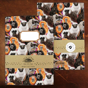 Troop Of Tamarins Print A5 Lined Journal, 3 of 8