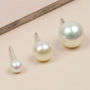 Sterling Silver Freshwater Pearl Earrings, thumbnail 6 of 10