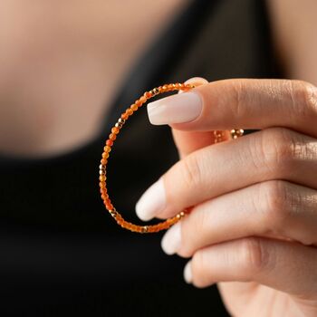 Natural Carnelian Bracelet, 5 of 6
