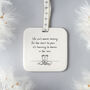 Life Isn't About Waiting.. Slogan Ceramic Hanger, thumbnail 1 of 2