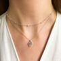 Sterling Silver Symi Hamsa Hand Necklace, thumbnail 1 of 2