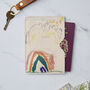 Personalised Child's Drawing Leather Passport Holder, thumbnail 2 of 3