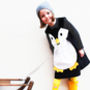 Baby Penguin Pinafore Dress Outfit, thumbnail 1 of 5