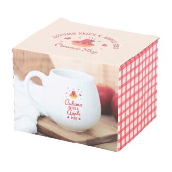 Autumn Skies And Apple Pies Rounded Mug, 3 of 4