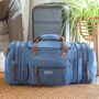 Personalised Weekend Holdall Canvas Travel Bag, thumbnail 1 of 10