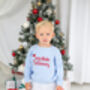 Santa Baby Embroidered Christmas Sweatshirt Jumper, thumbnail 5 of 5