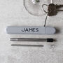 Personalised Eco Friendly Metal Straw Keyring For Him, thumbnail 2 of 10