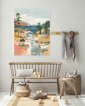 Coastal Landscape Art Print, 2 of 4