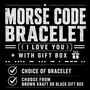 Morse Code Bracelet For Dad, thumbnail 3 of 5