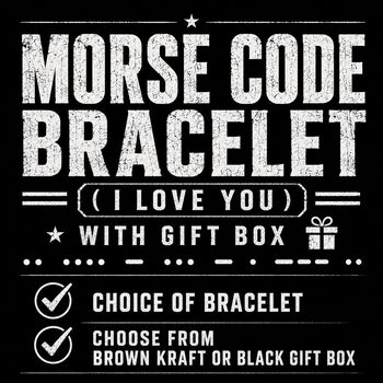 Morse Code Bracelet For Dad, 3 of 5