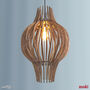 Zooki Five 'Jord' Wooden Pendant Light, thumbnail 4 of 9
