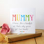 I Know I'm A Handful Mummy Card, thumbnail 5 of 11