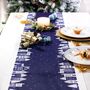 Christmas Table Place Mats Blue Village Four Pack, thumbnail 4 of 4
