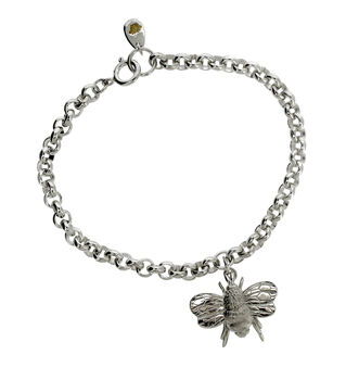 Silver Bumble Bee Bracelet, 6 of 7