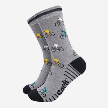 Cycling Bamboo Socks Sports Gift Set Men's, 2 of 4
