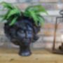 Butterfly Lady Head Planter Indoor/Outdoor, thumbnail 1 of 7