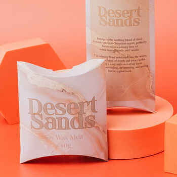 Desert Sands Soy Wax Melt Or Snap Bar | Tonka Bean, Almond And Vanilla Scent, 4 of 4