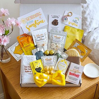 Hello Sunshine Summer Treats Gift Box, Exam Support Self Care Spa Gift, 3 of 12