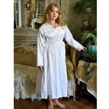 Ladies Sweetheart Nightdress With Side Ties 'Virginia', 6 of 9