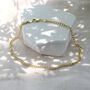 9ct Yellow Gold Curb Chain Anklet, thumbnail 1 of 7