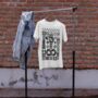 Abstract Vinyl Record T Shirt – Music Lover Gift For Men | Organic Cotton, thumbnail 4 of 9