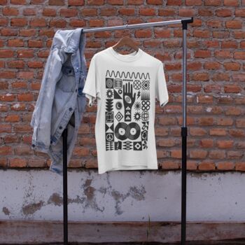 Abstract Vinyl Record T Shirt – Music Lover Gift For Men | Organic Cotton, 4 of 9