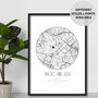 Engagement Gift Map For Couples, She Said Yes Map Print, thumbnail 1 of 7