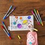 Space Pencil Case Kit + 10 Pens, Colour And Learn, thumbnail 2 of 7