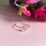 Sterling Silver Mini Sunflower Ring, thumbnail 11 of 12