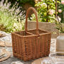 Wicker Double Bottle Wine Carrier, thumbnail 4 of 4