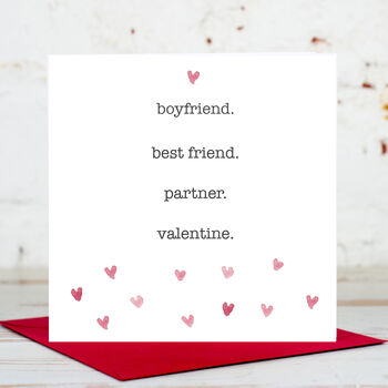 Personalised Husband Boyfriend Valentine's Day Card, 3 of 4
