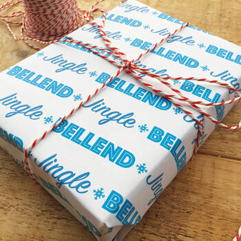 Funny Jingle Bellend Christmas Wrapping Paper, 2 of 8