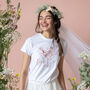 Custom Bride T Shirt Hen Party Weekend Outfit, thumbnail 3 of 11
