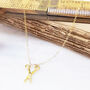 Gold Scissors Necklace, thumbnail 3 of 5