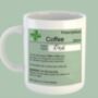 Personalised Prescription Coffee Tea Mug, thumbnail 3 of 4