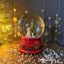 Musical Christmas Tree And Dogs Snowglobe, thumbnail 1 of 2
