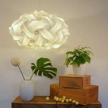 White Pendant Light Shade Smarty Lamps Astrid, 5 of 10