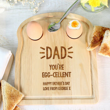 Personalised Dippy Egg And Soldiers Toast Board, 2 of 5