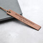 Personalised Handwriting Leather Bookmark Father's Day Gift For Dad, thumbnail 1 of 6