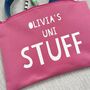 Personalised Uni Stuff Storage Pouch/Bag, thumbnail 2 of 3