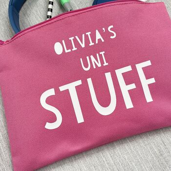 Personalised Uni Stuff Storage Pouch/Bag, 2 of 3