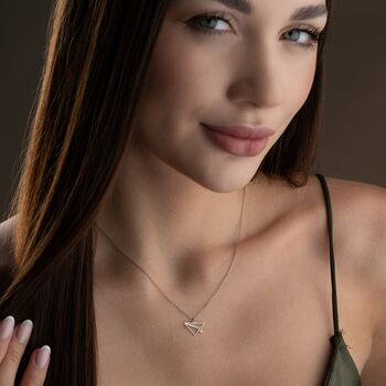 'Ready For Adventure' Paper Plane Necklace, 9 of 10