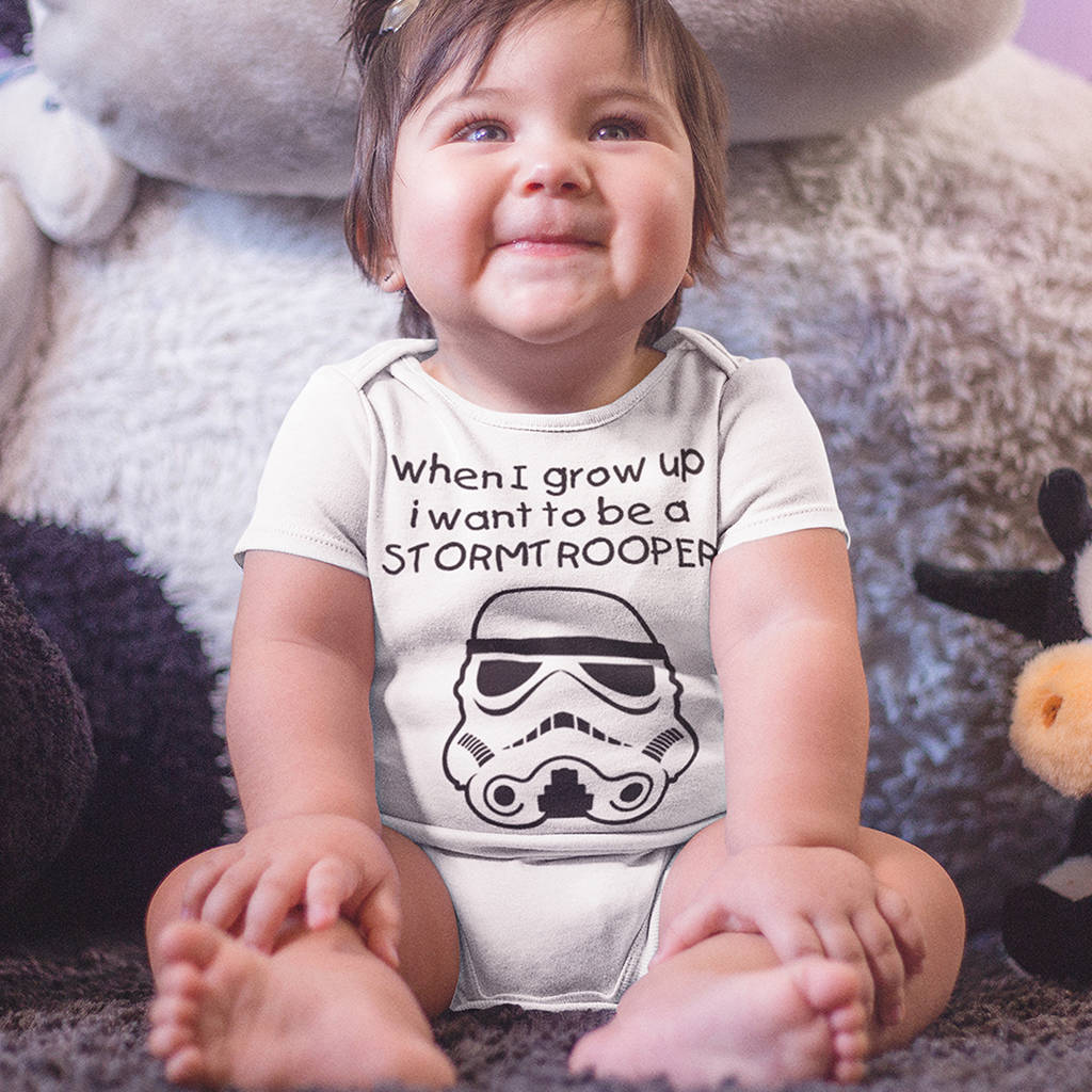 'When I Grow Up I Want To Be…Stormtrooper' Babygrow